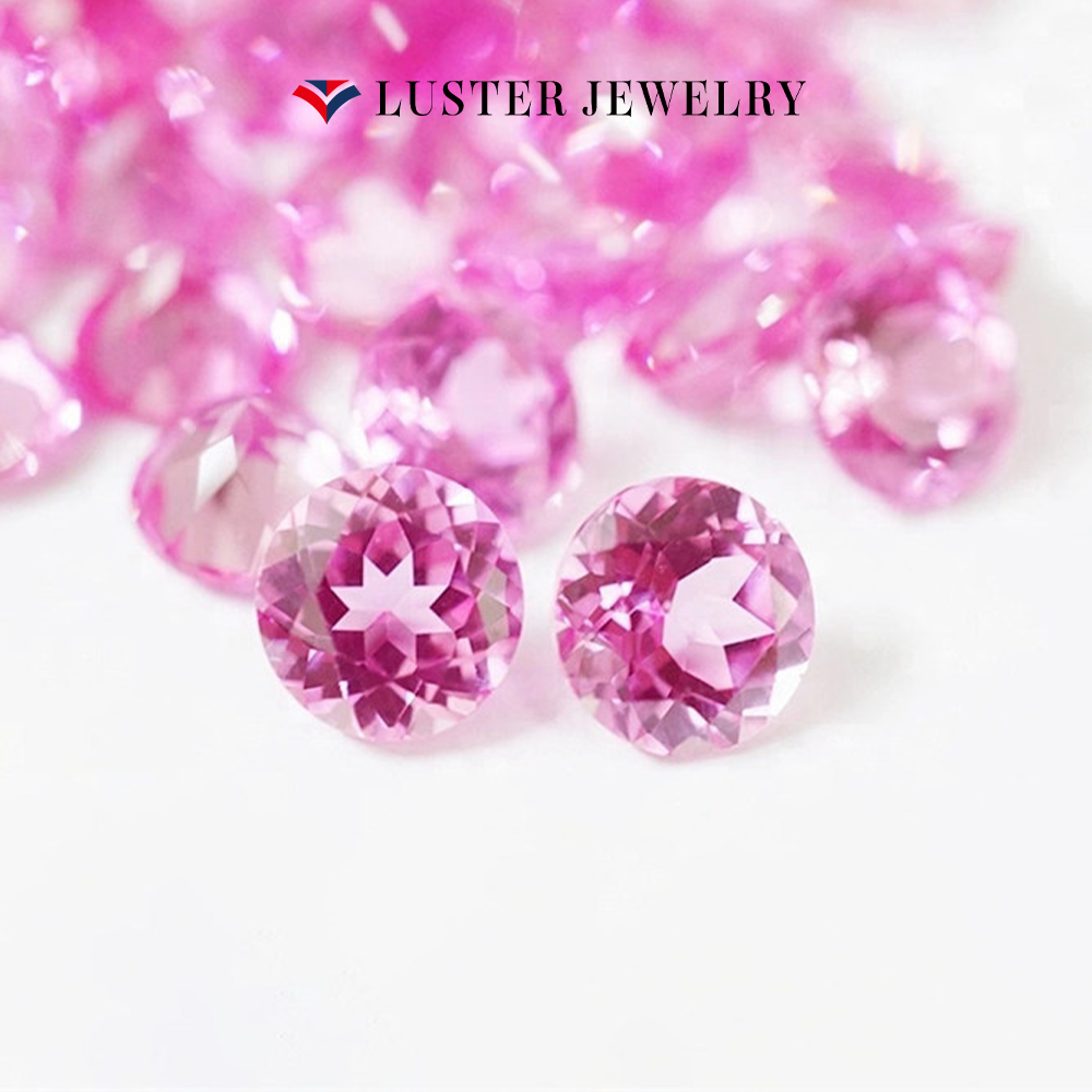 #1.25 Light Pink Lab Created Sapphire