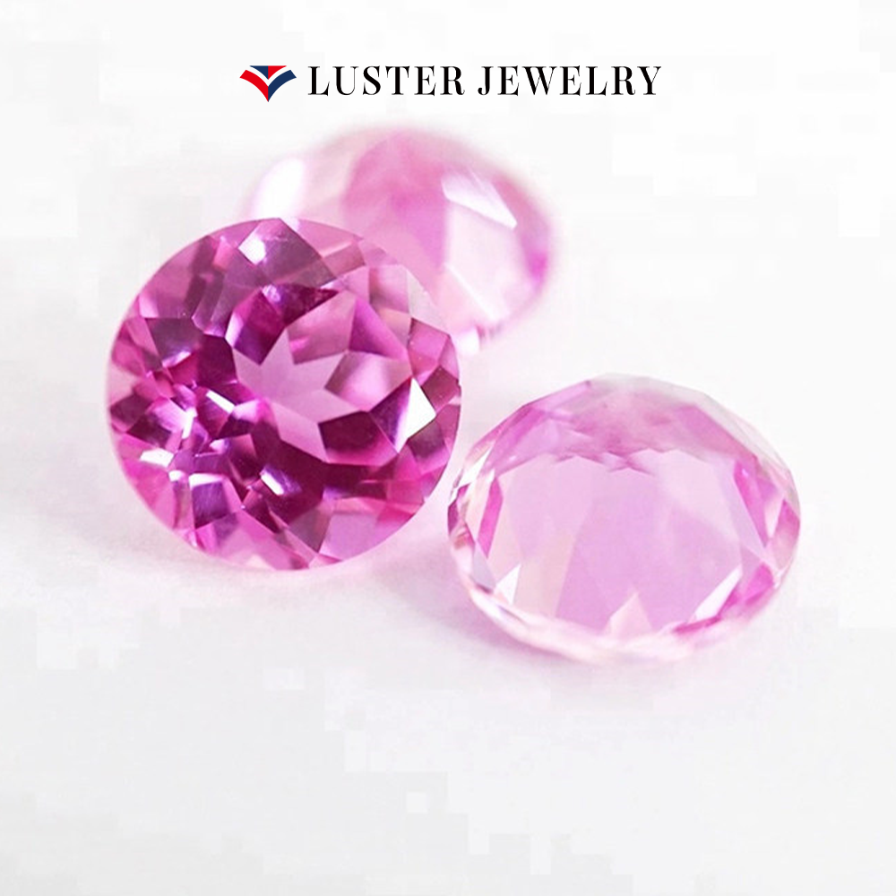 #1.25 Light Pink Lab Created Sapphire