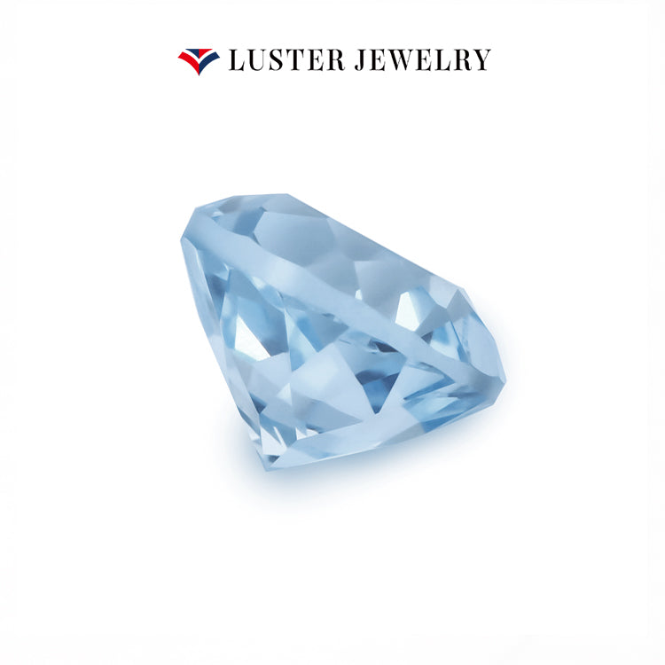 #104 Lab Created Ice Aqua Blue Spinel