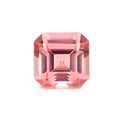 Lab Created Padparadscha Sapphire Square Step Cut