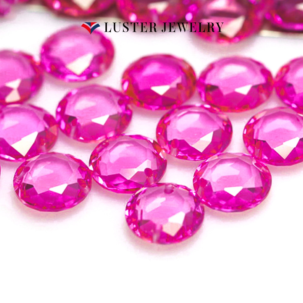 #3 Lab Created Medium Pink Sapphire