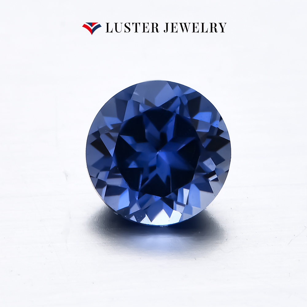 #32 Lab Created Medium Ceylon Blue Sapphire