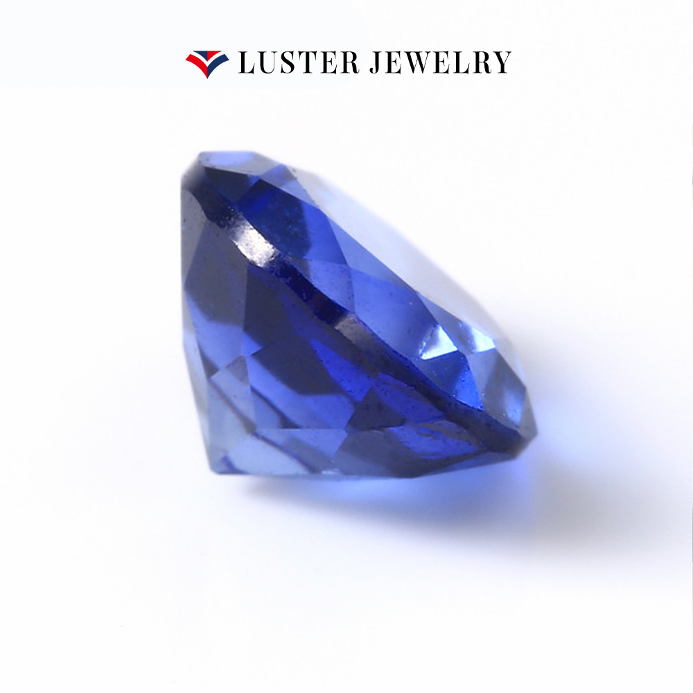#32 Lab Created Medium Ceylon Blue Sapphire