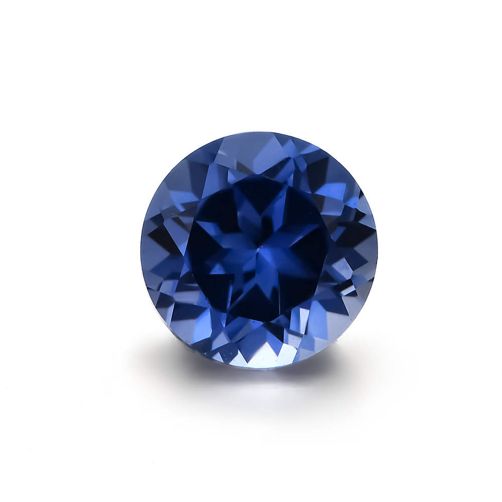 #32 Lab Created Medium Ceylon Blue Sapphire
