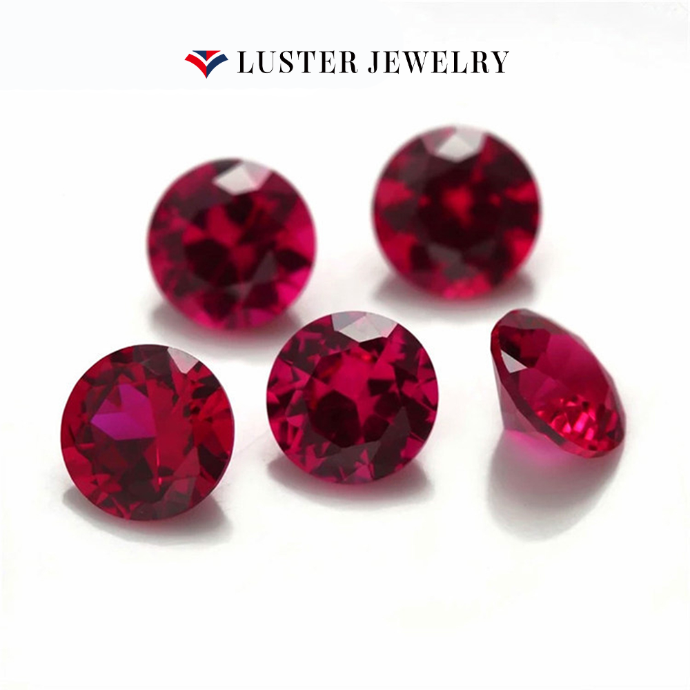 #5 Lab Created Medium Ruby Sapphire