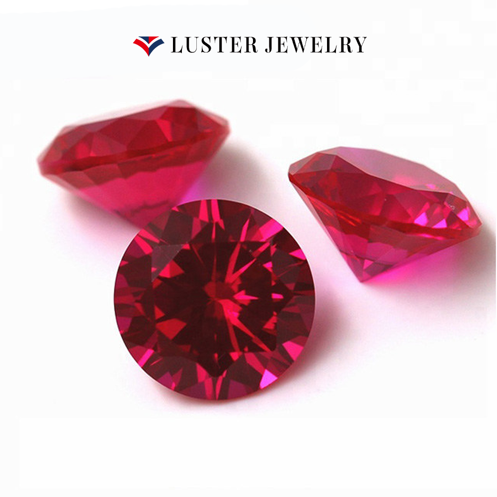 #5 Lab Created Medium Ruby Sapphire