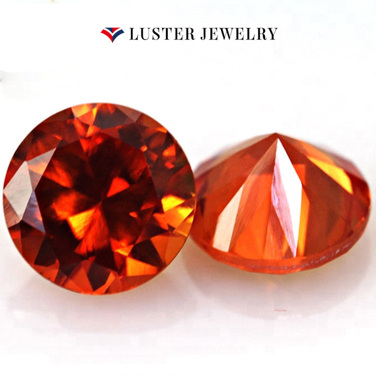 #55 Lab Created Vivid Mandarin Orange Sapphire