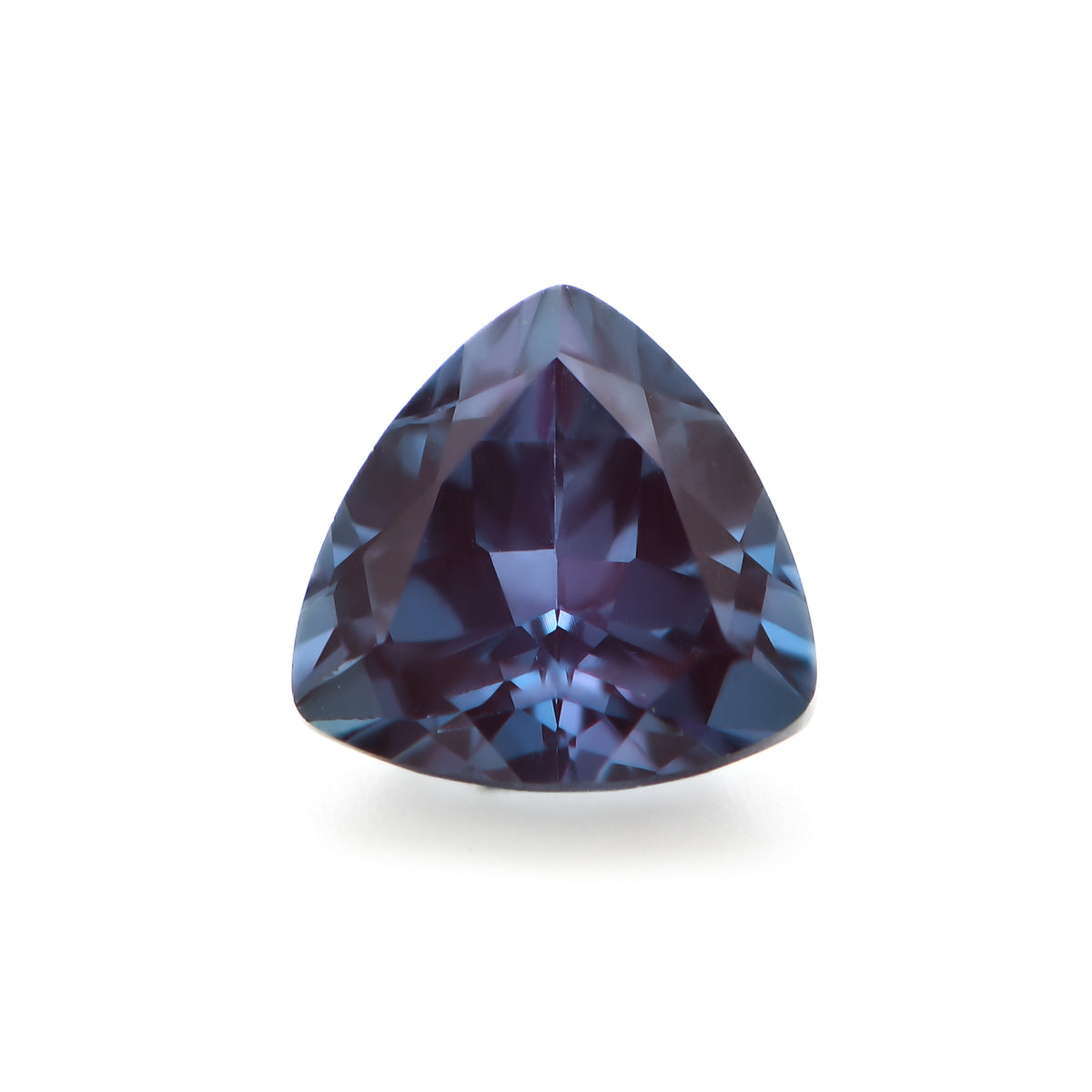 Lab Created Alexandrite Wide Triangle Cut