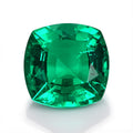 Hydrothermal Emerald Colombian Green Cushion Cut