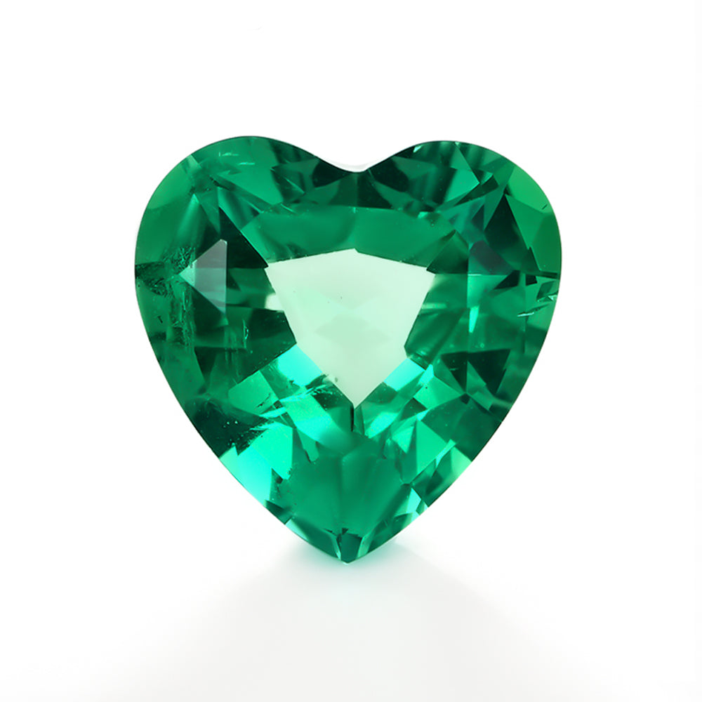 Hydrothermal Emerald Colombian Green Heart Cut