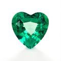 Hydrothermal Emerald Colombian Green Heart Cut
