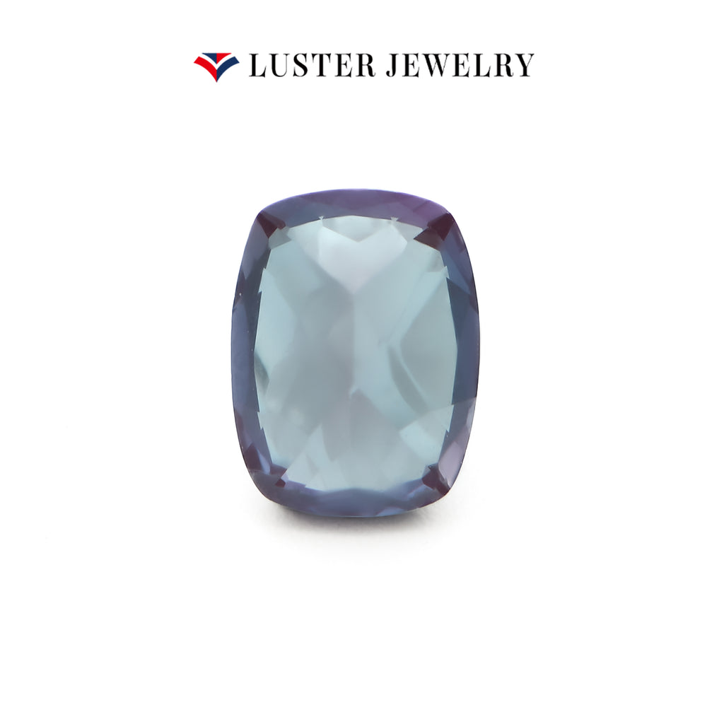 Lab Created Alexandrite Long Cushion Cut