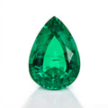 Hydrothermal Emerald Colombian Green Pear Cut