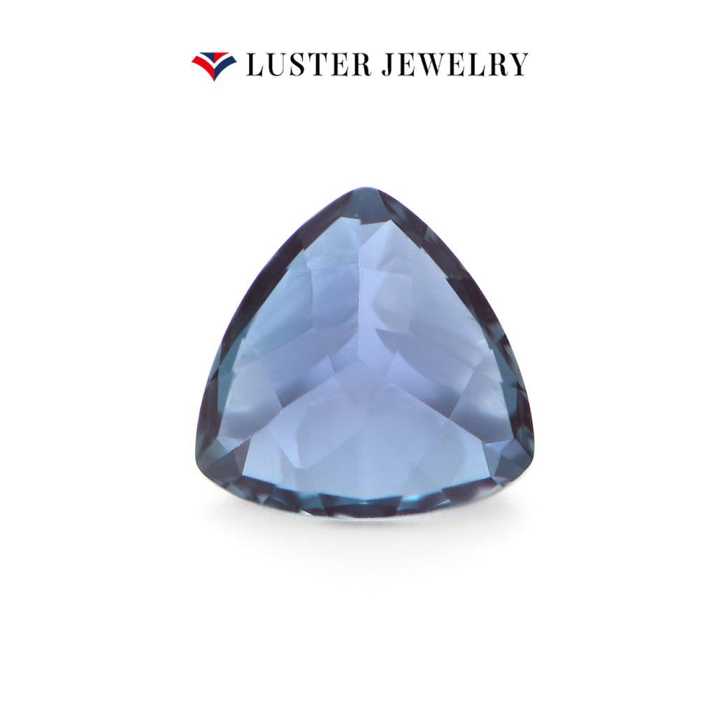 Lab Created Alexandrite Wide Triangle Cut
