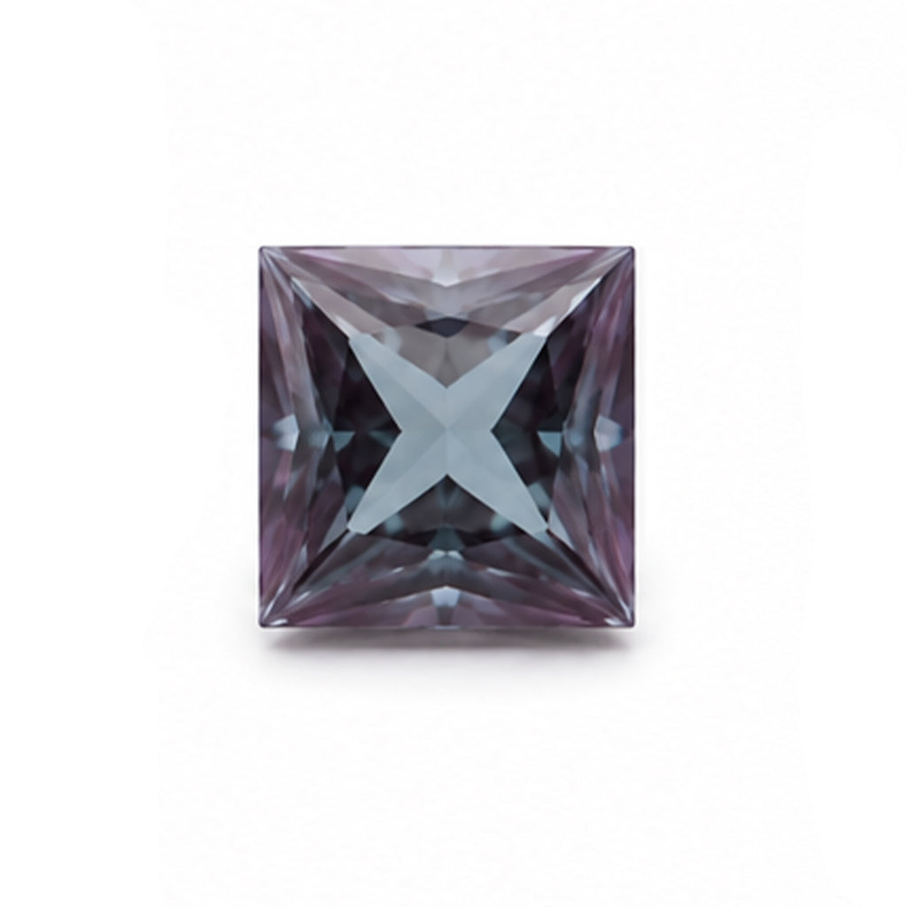 Lab Created Alexandrite Princess Cut
