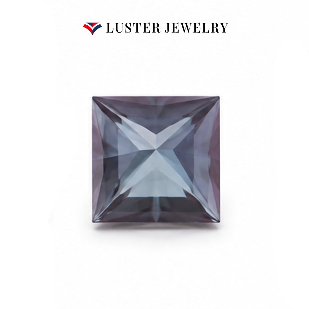 Lab Created Alexandrite Princess Cut
